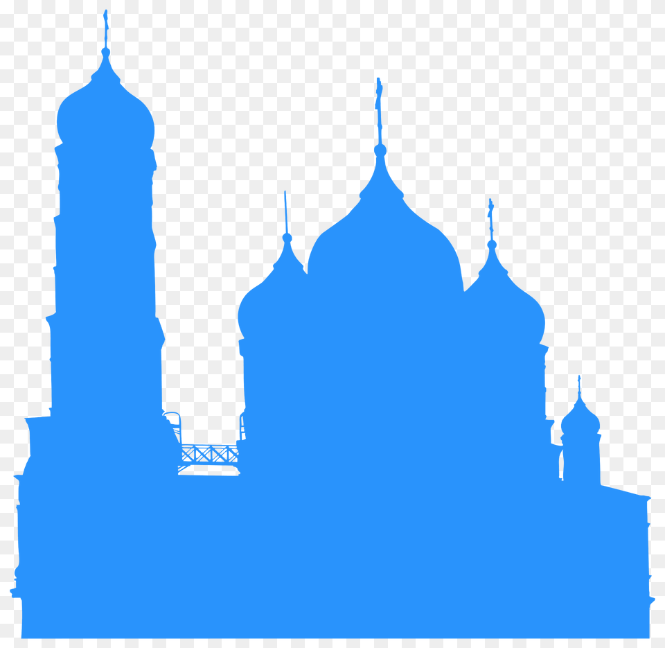 Orthodox Cathedral Silhouette, Architecture, Building, Dome, Spire Png