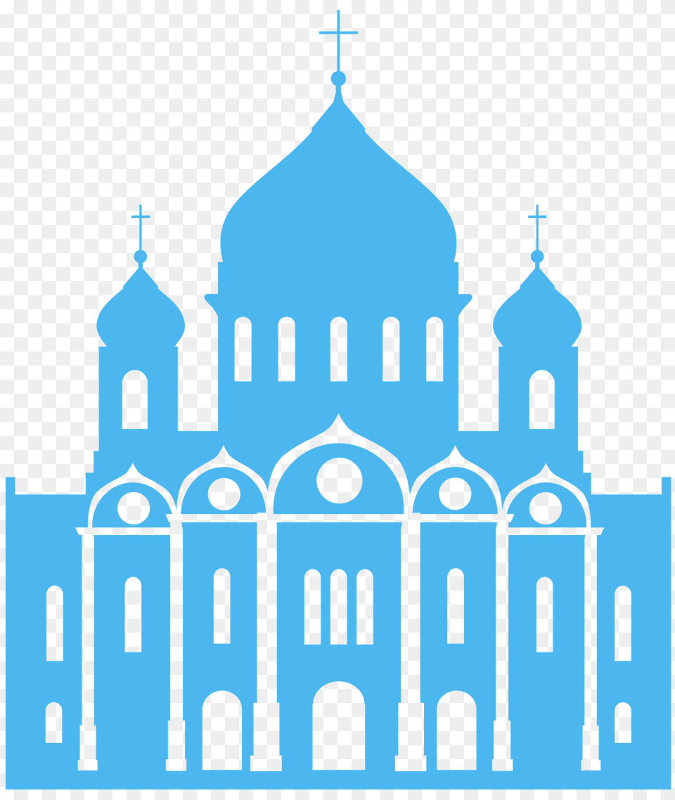 Orthodox Church Silhouette, Architecture, Building, Cathedral, Dome Free Png