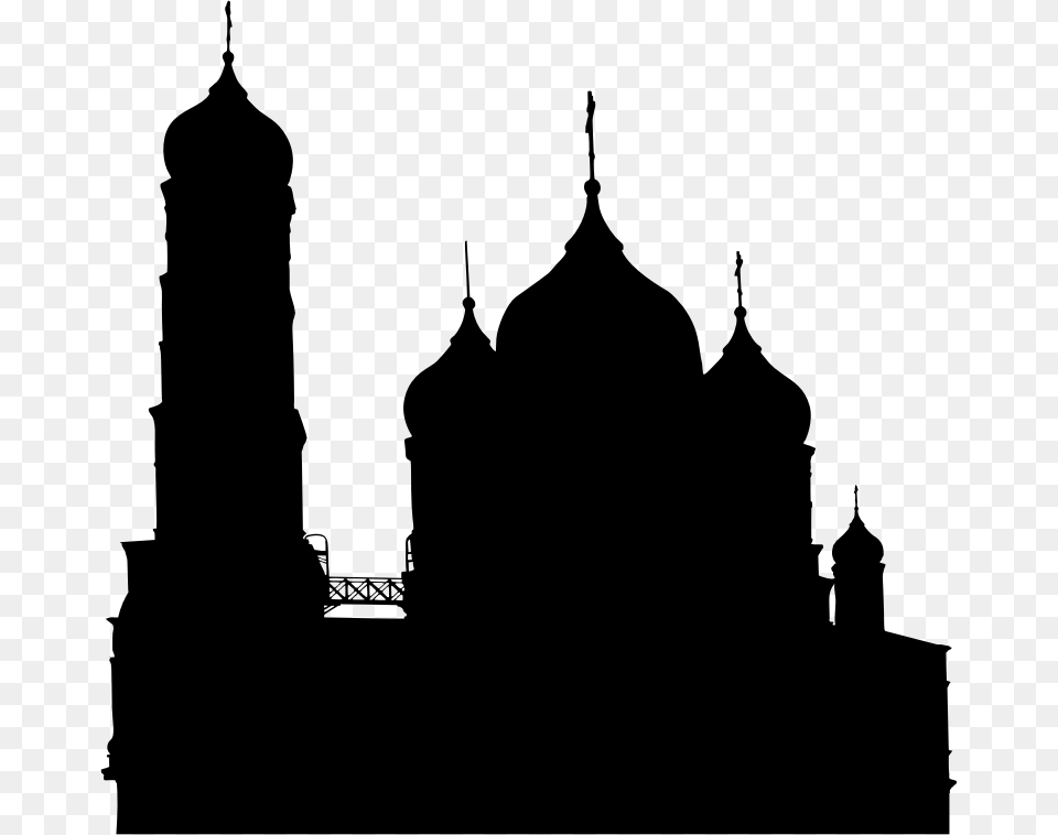 Orthodox Church Silhouette Clip Art, Gray Free Png