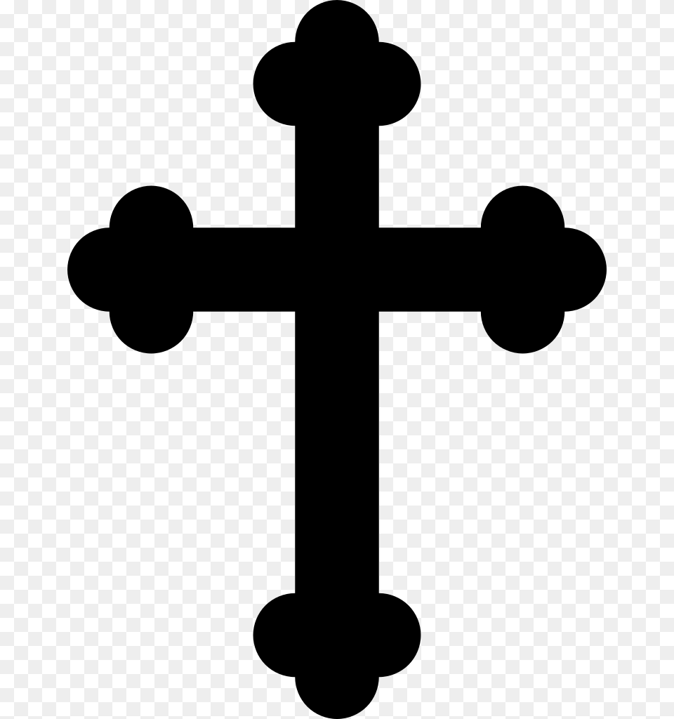 Orthodox Cross, Gray Free Transparent Png