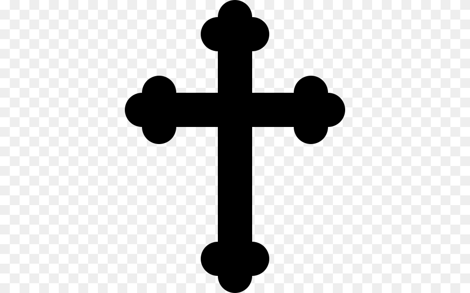 Orthodox Cross, Gray Png Image