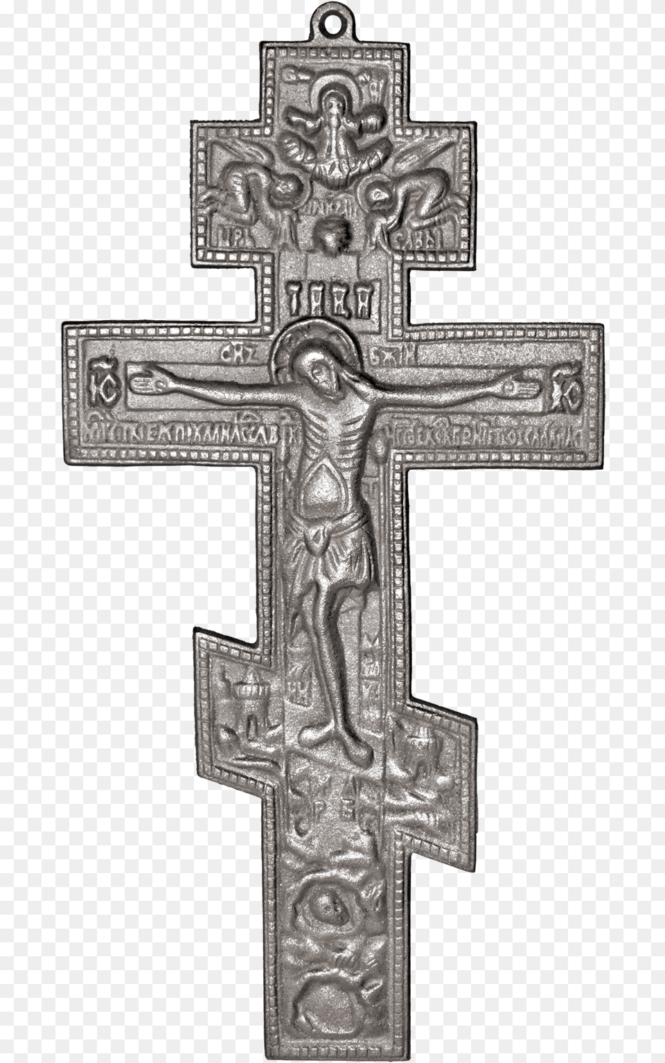 Orthodox Cross Item Russian Eastern Orthodox Cross, Symbol, Crucifix, Person Free Png Download