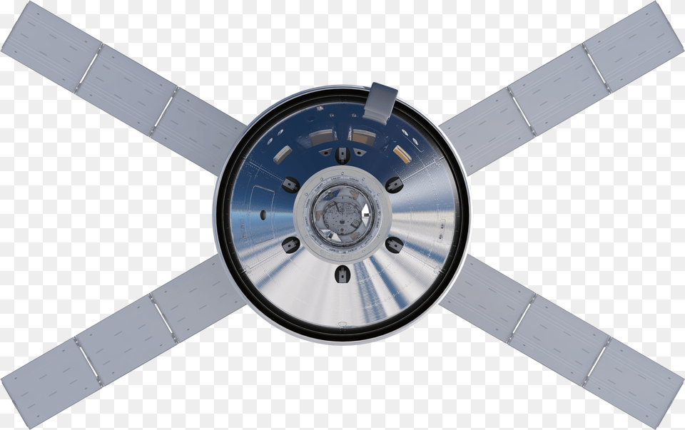 Orthographic View Of Orion Spacecraft Top With Solar Orion Spacecraft Solar Panel, Astronomy, Outer Space, Appliance, Ceiling Fan Free Transparent Png