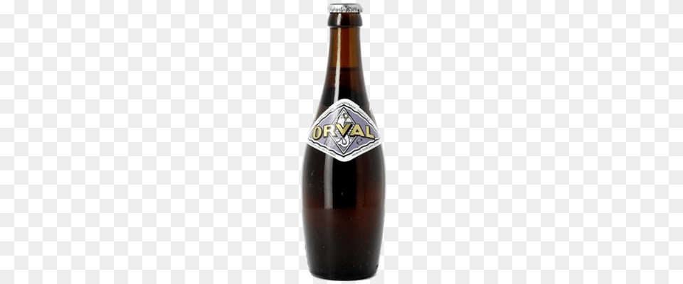 Orval Bottle, Alcohol, Beer, Beverage, Beer Bottle Free Png
