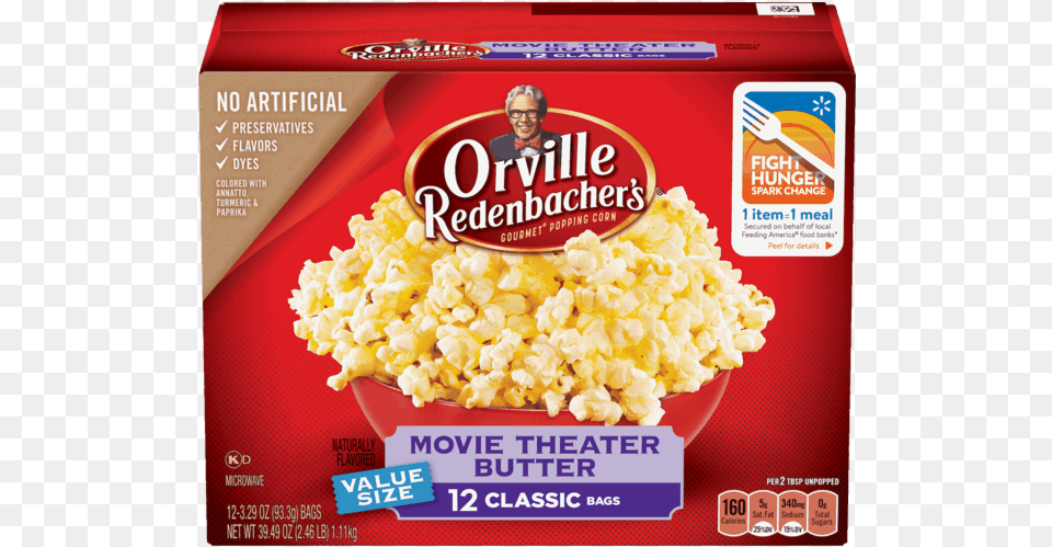 Orville Movie Theater Butter Popcorn, Adult, Person, Man, Male Png