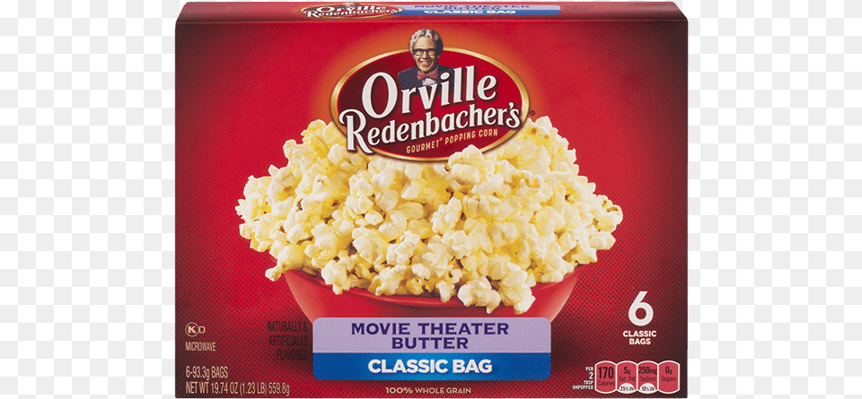 Orville Redenbacher Popcorn Ultimate Butter, Food, Adult, Female, Person Png Image