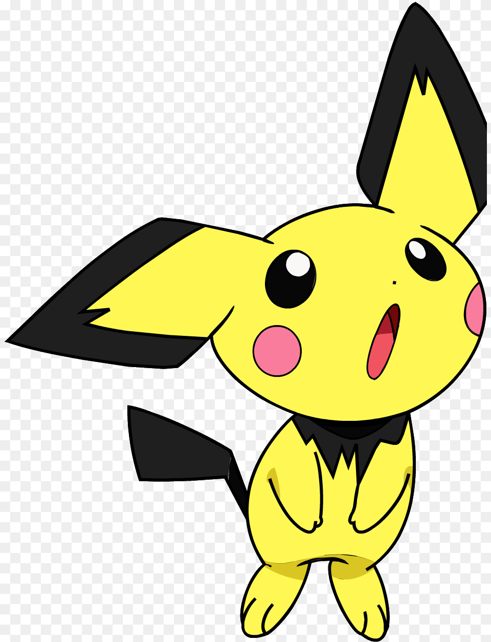 Os Anime 4 Pokemon Pichu Coloring Pages Cute, Face, Head, Person, Animal Png Image