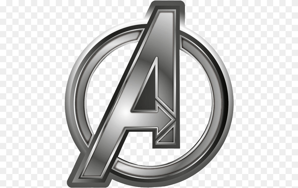 Os Vingadores Logo Avengers Logo, Emblem, Symbol, Text Free Png