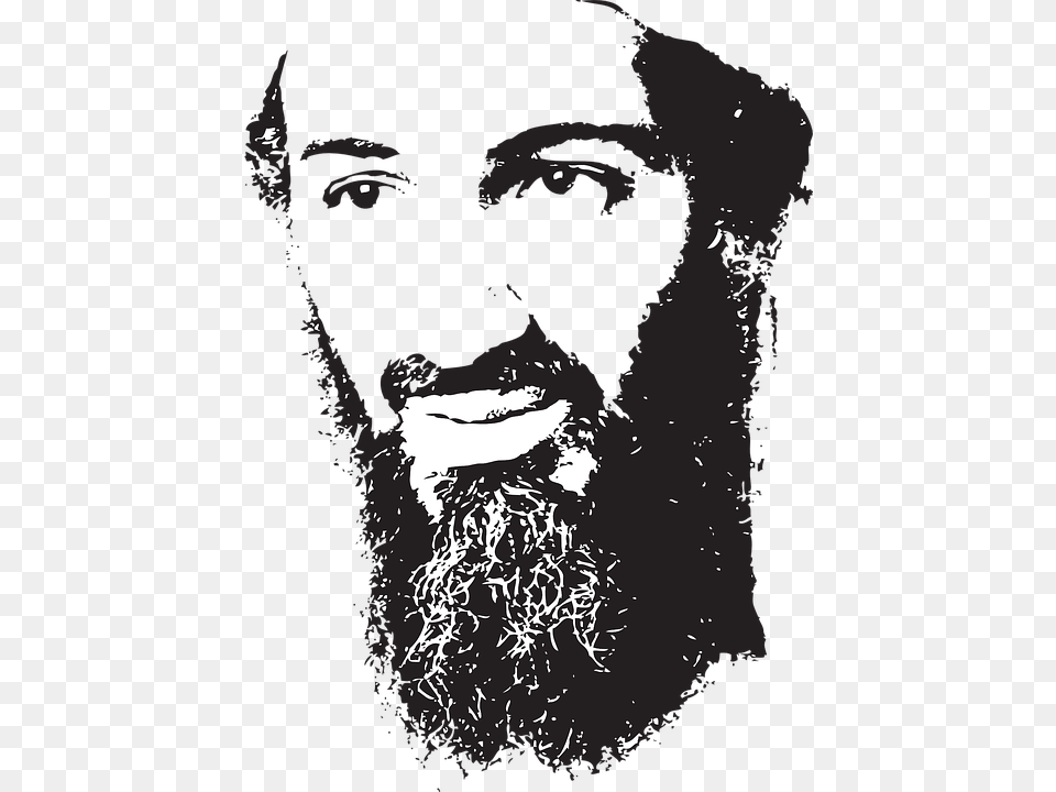 Osama Bin Laden, Beard, Face, Head, Person Png Image