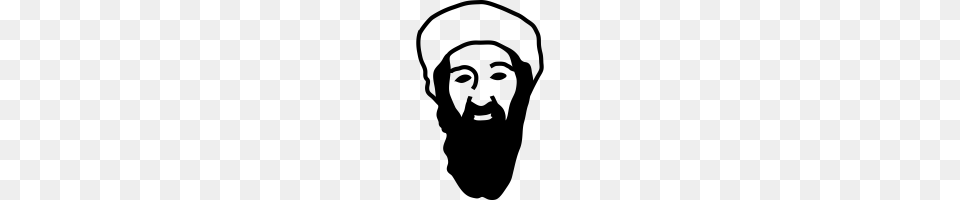 Osama Bin Laden, Gray Png