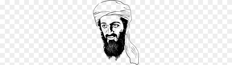 Osama Bin Laden, Gray Free Png Download