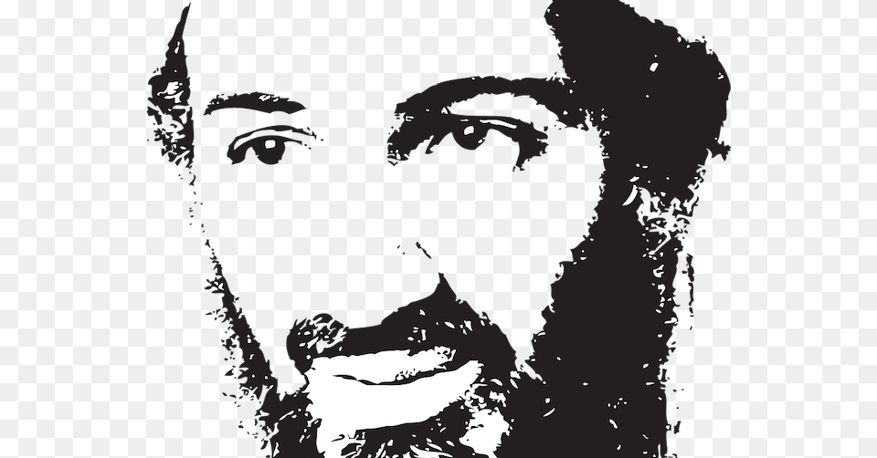 Osama Bin Laden Beard Transparent, Portrait, Face, Head, Photography Png Image