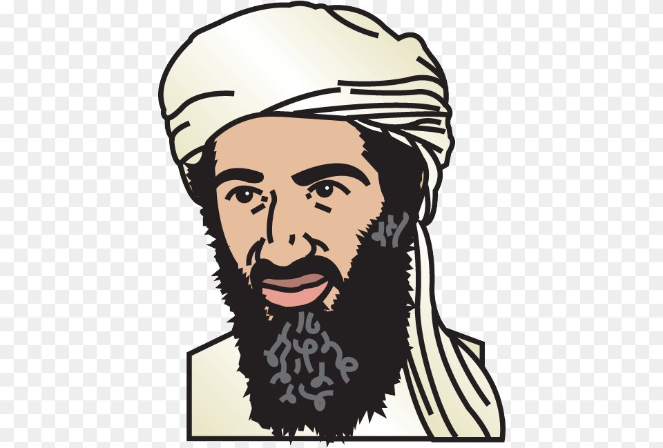 Osama Bin Laden Osama Bin Laden Hide, Head, Person, Beard, Face Free Png Download