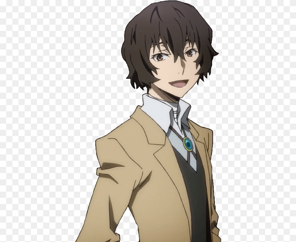 Osamu Dazai Renders Anime Bungo Stray Dogs Boys, Adult, Person, Man, Male Free Png Download