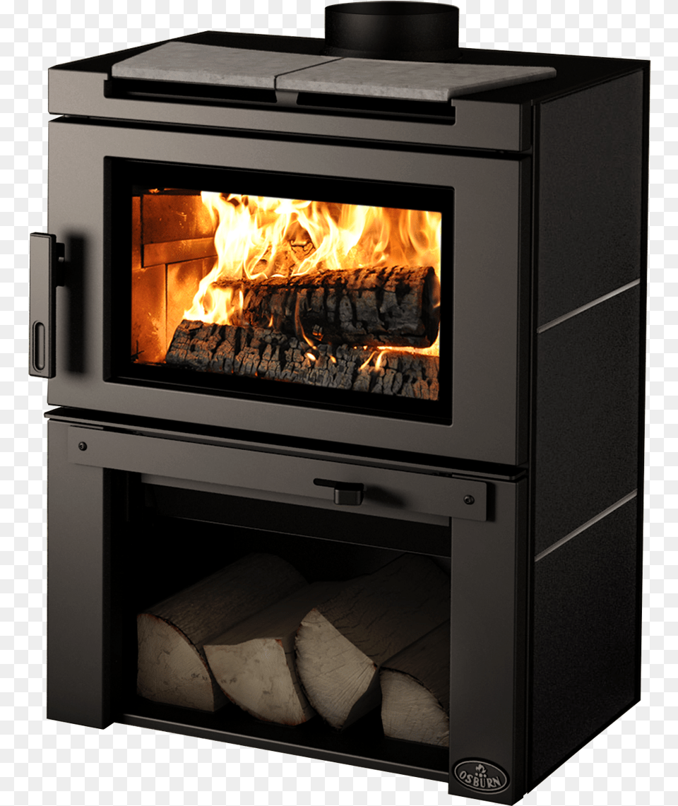 Osburn Matrix Wood Stove, Fireplace, Indoors, Hearth, Device Free Png Download