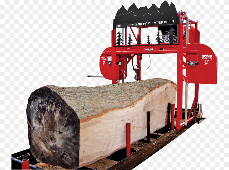 Oscar 52 Hud Son Sawmill Huge Sawmill, Lumber, Plant, Tree, Wood Png