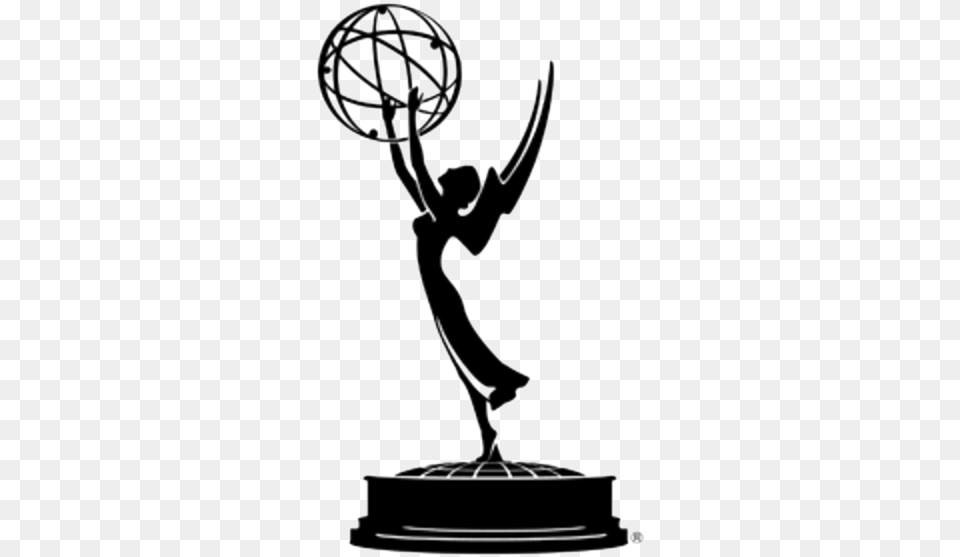 Oscar Clipart Emmy Chris Do Emmy Award Transparent Emmy Award Logo Black Background, Person, Trophy Free Png Download