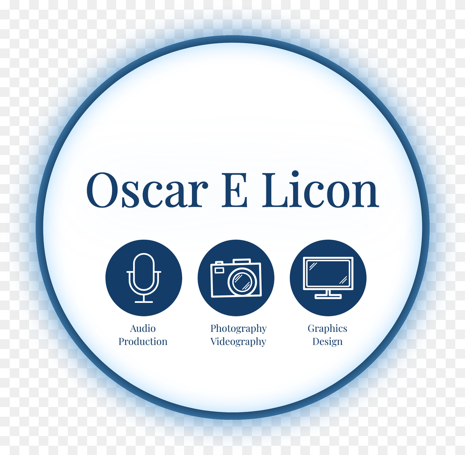 Oscar E Licon Logos Circle, Photography, Disk Free Png Download