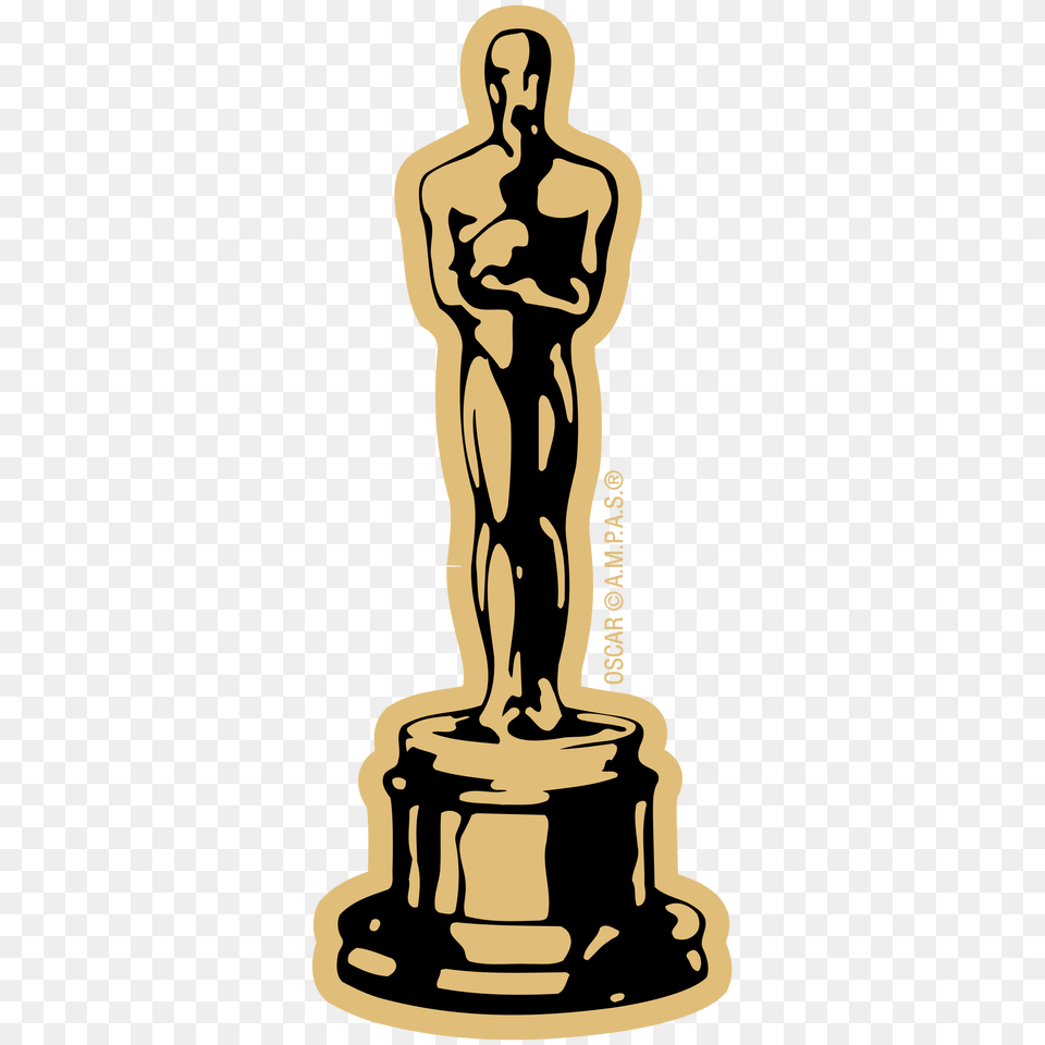 Oscar Logo Vector, Trophy, Adult, Male, Man Free Png Download