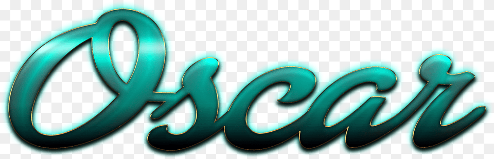 Oscar Name Logo Graphic Design, Turquoise, Green, Light, Smoke Pipe Free Png