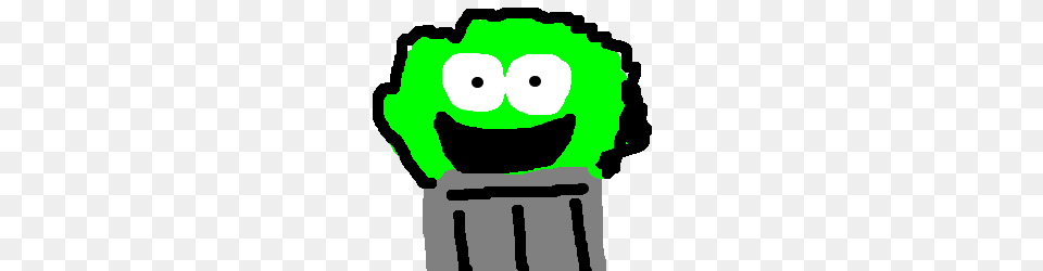 Oscar The Grouch On Prozac, Green, Person, Face, Head Free Transparent Png