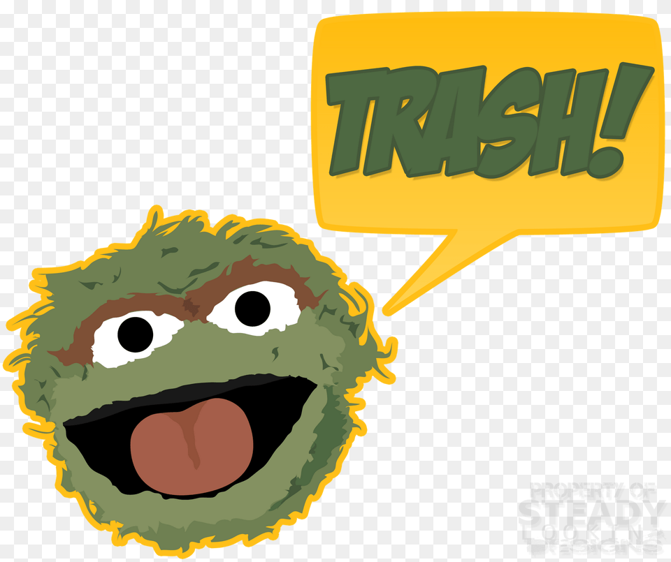 Oscar The Grouch Trash Can Clip Art Oscar The Grouch Clipart Face, Head, Person, Baby Free Png Download