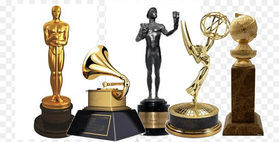 Oscar Trophy Statue, Adult, Person, Man, Male Free Png Download