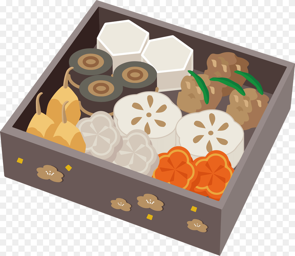 Osechi Food Clipart, Treasure, Sweets, Business Card, Paper Png