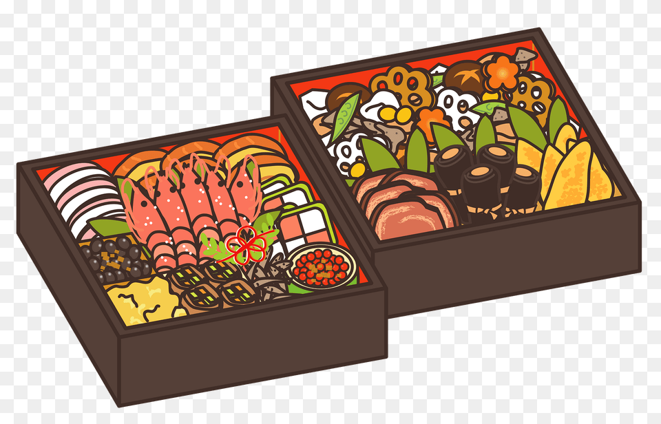 Osechi Food Clipart, Meal, Dish Png Image