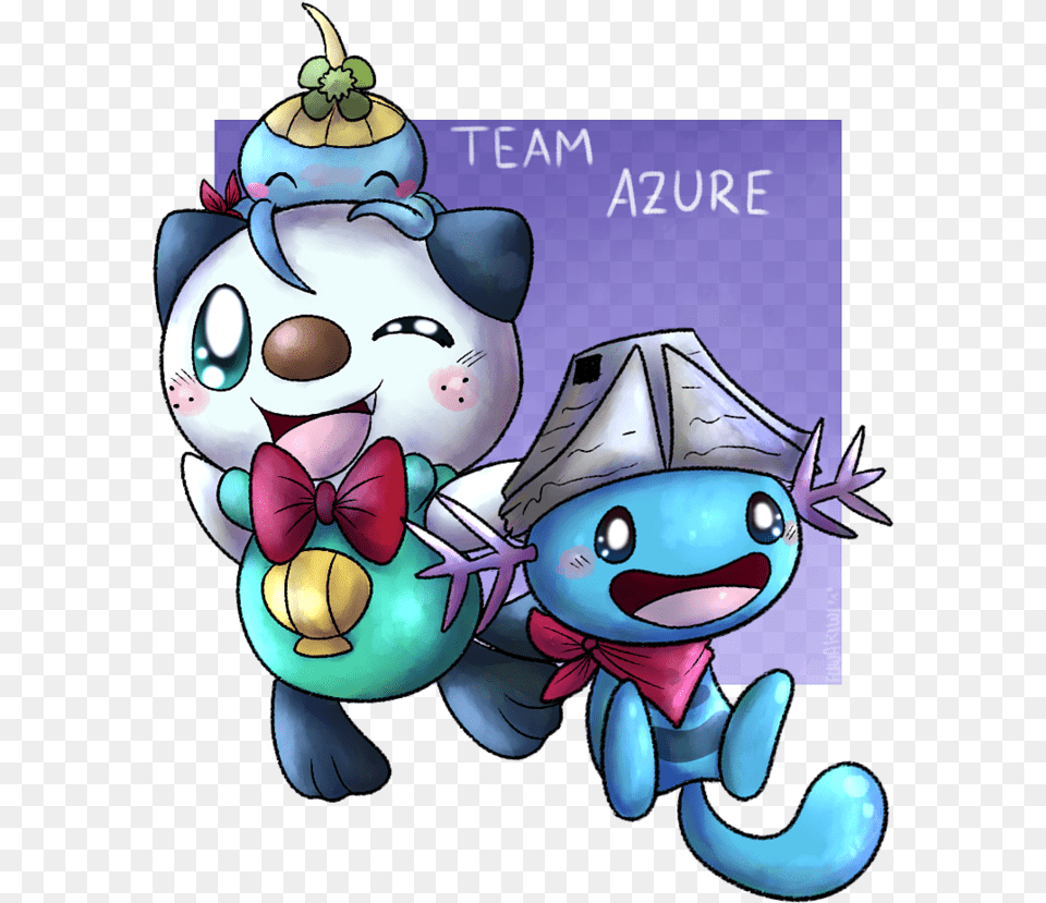 Oshawott And Wooper Cartoon, Book, Publication, Comics, Purple Free Png