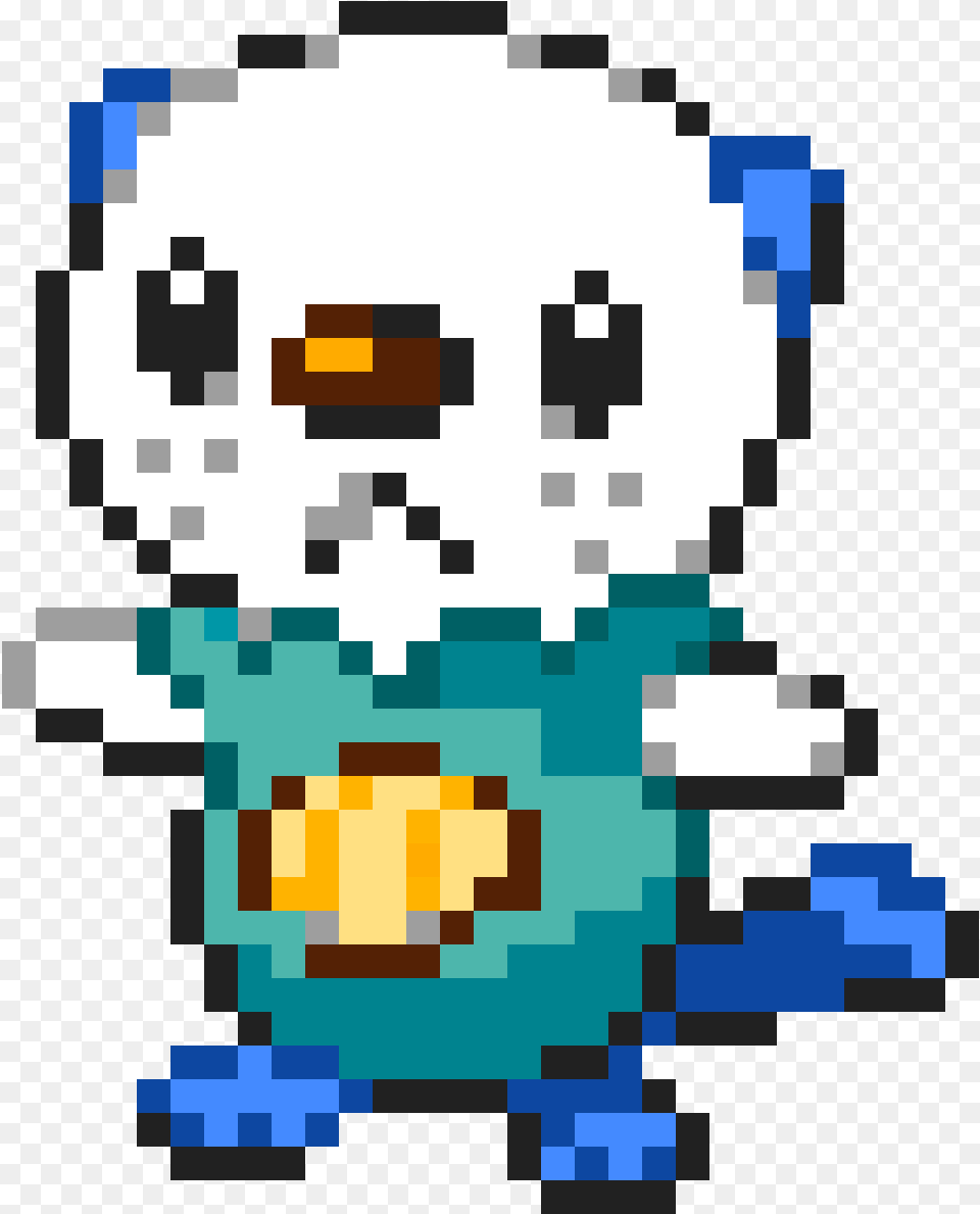 Oshawott Pokemon Pixel Art Oshawott Png