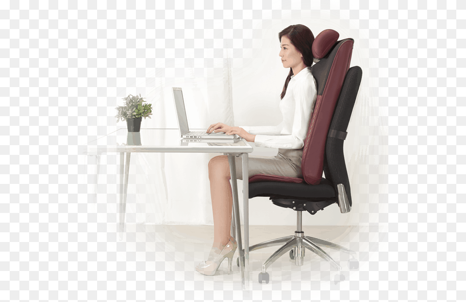Osim Ujolly Back Massager Chair Ujolly Osim, Table, Sitting, Person, Furniture Free Png
