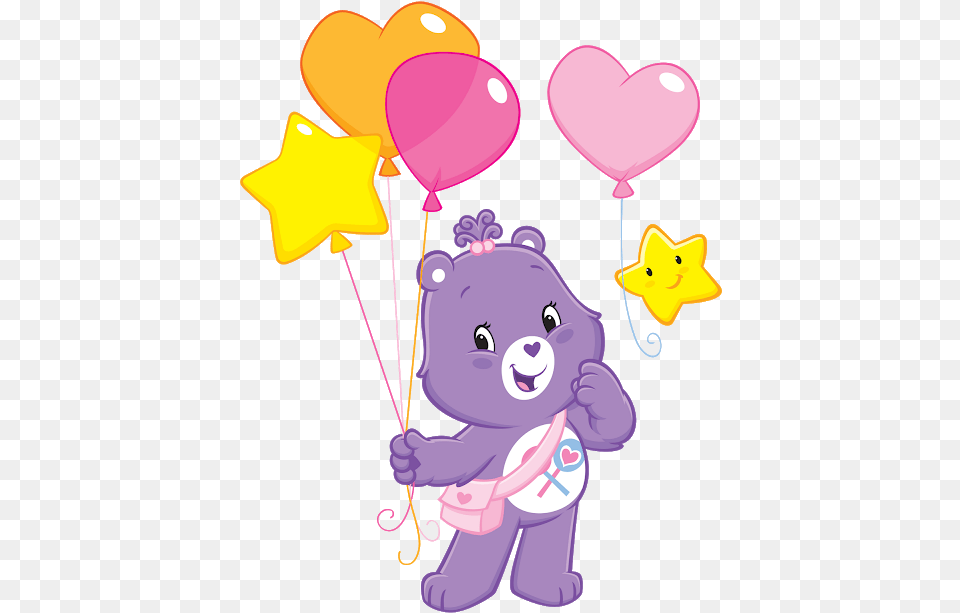 Ositos Care Bear Cartoon, Balloon, Baby, Person Png Image
