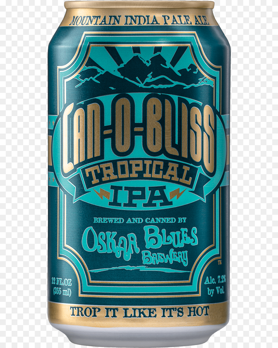 Oskar Blues Can O Bliss Tropical Ipa, Alcohol, Beer, Beverage, Lager Png Image