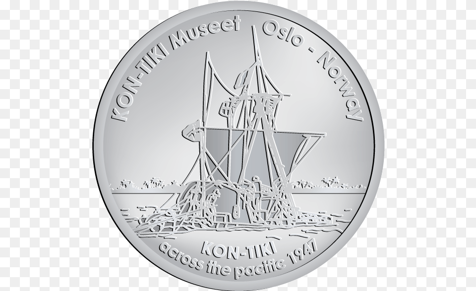 Oslo Silver Coin, Money, Disk Png Image