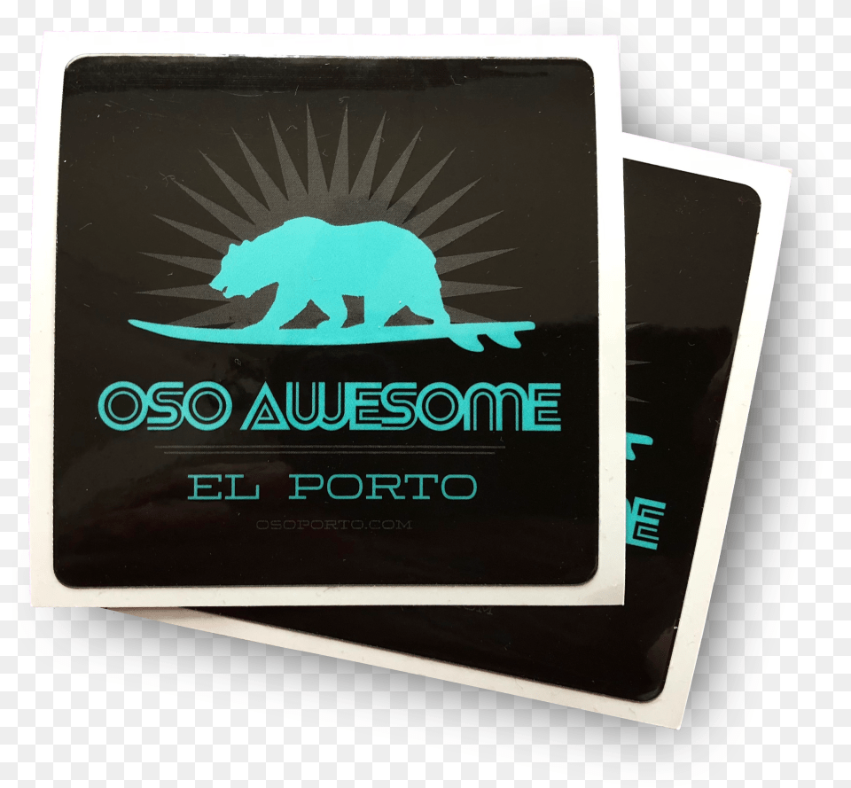 Oso Awesome Sticker Grizzly Bear, Blackboard, Animal, Mammal Png
