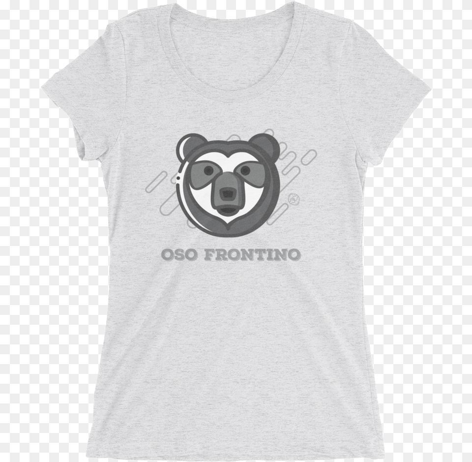 Oso Frontino Women39s Short Sleeve T Shirt Shirt, Clothing, T-shirt, Animal, Bear Free Png Download