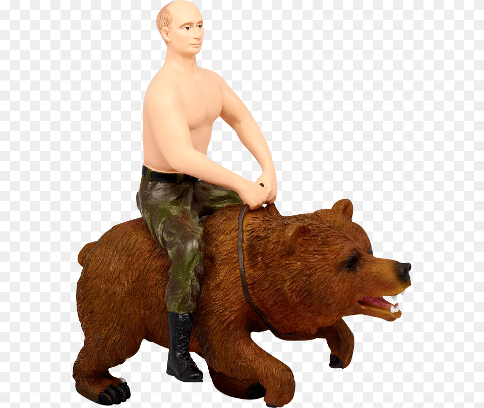 Oso Putin Putin Action Figure, Adult, Person, Man, Male Png Image