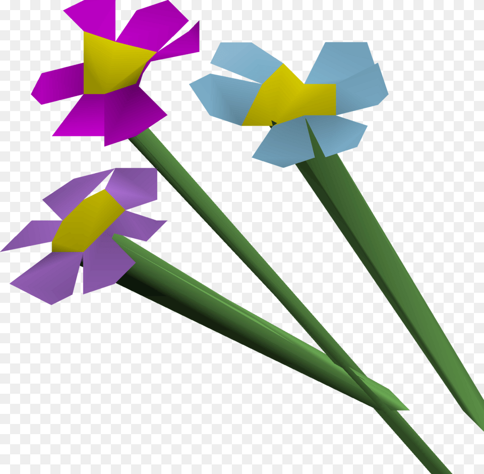 Osrs Flowers, Daffodil, Flower, Plant, Art Png Image