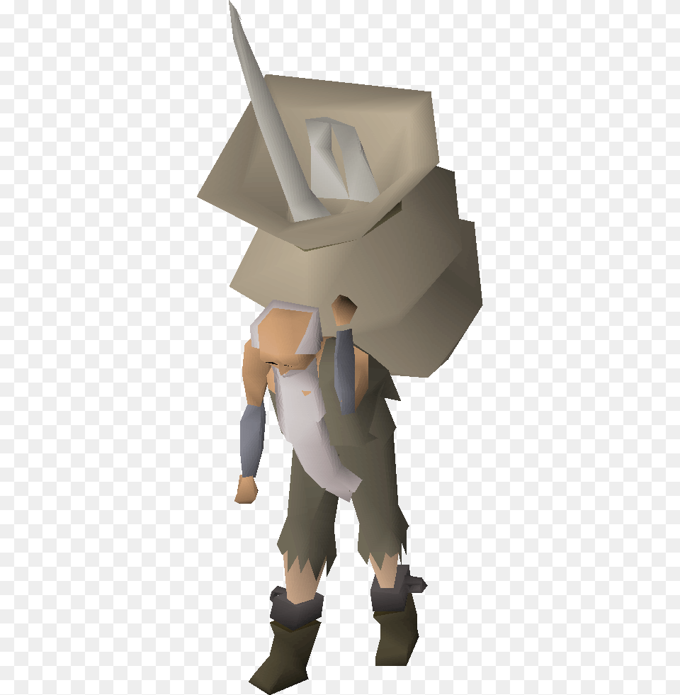 Osrs Odd Old Man, Box, People, Person, Paper Free Transparent Png