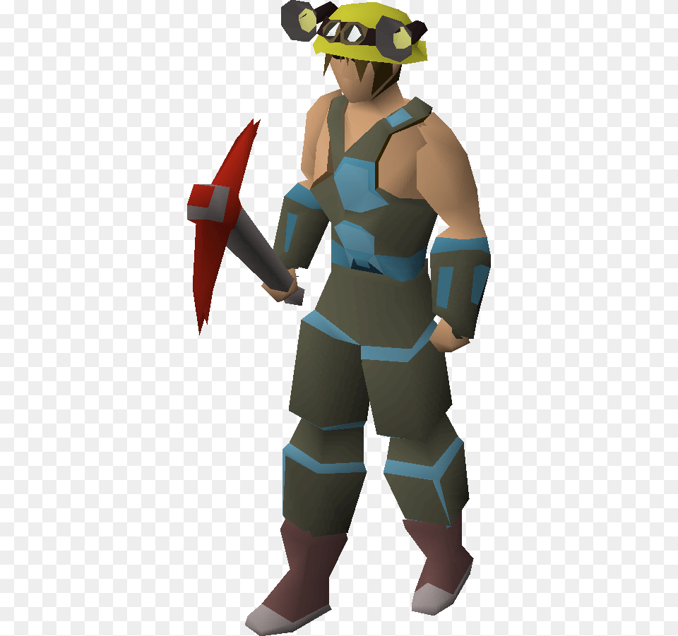 Osrs Prospector Helmet, Clothing, Costume, Person, Armor Free Png