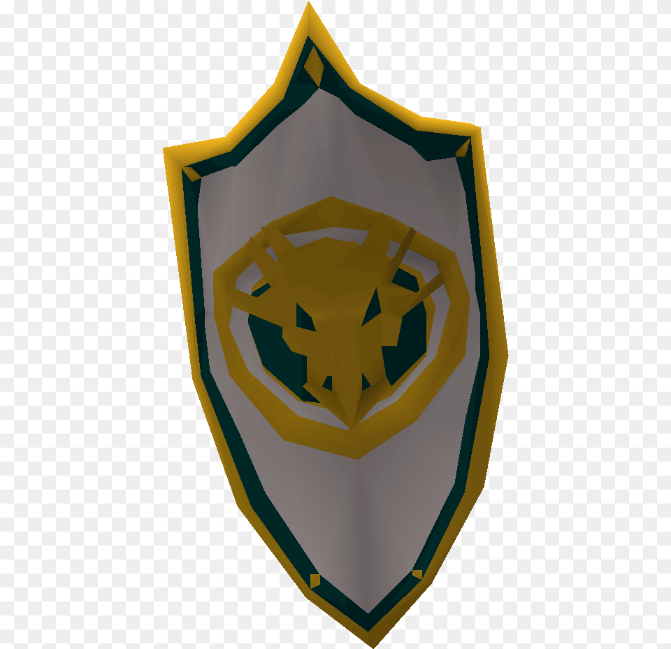 Osrs White And Gold Shield Image Emblem, Armor, Logo Png
