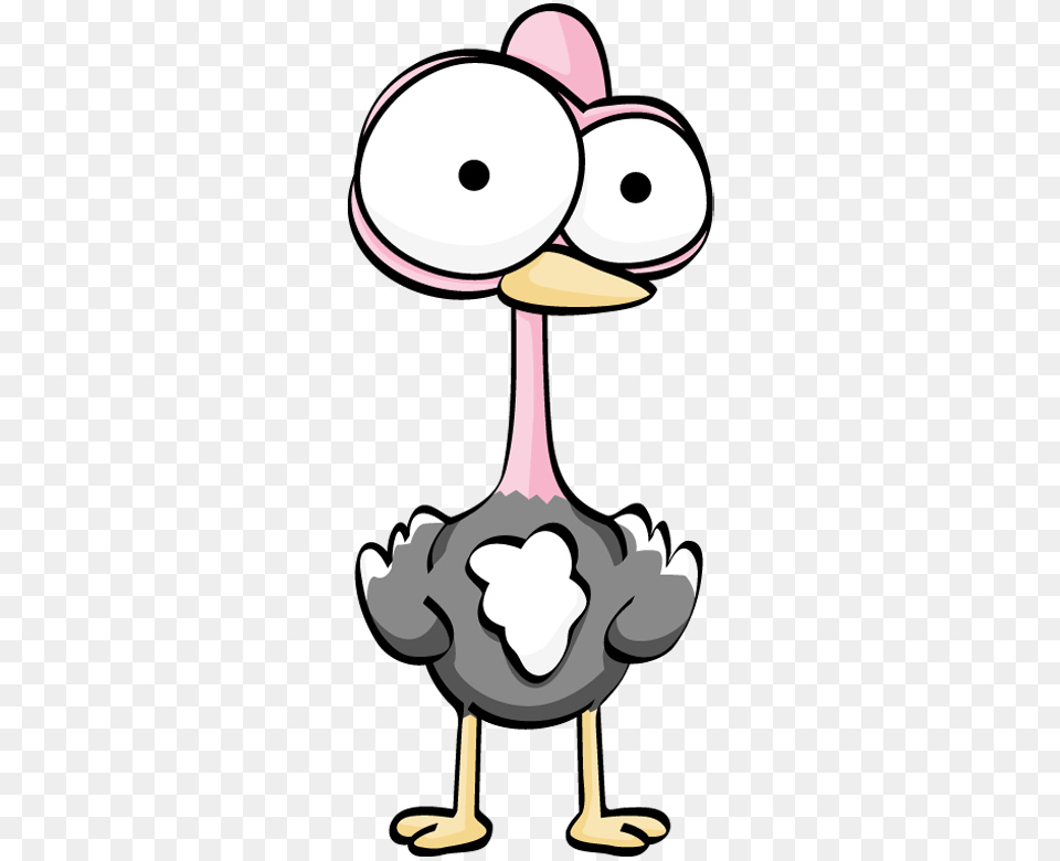 Ostrich Clipart Funny Free Png