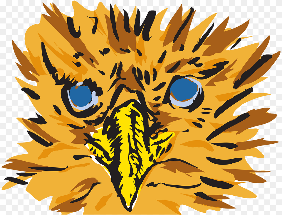 Ostrich Face Clipart, Animal, Beak, Bird, Eagle Free Transparent Png