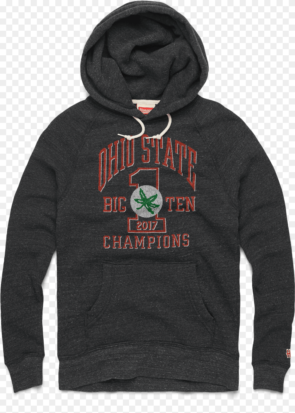 Osu 2017 Big Ten Champions Hoodie Ohio State Buckeyes The Ohio State University, Clothing, Hood, Knitwear, Sweater Png