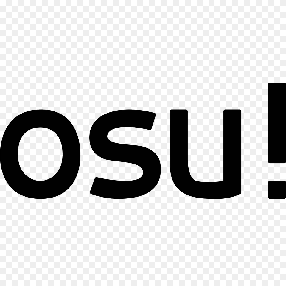 Osu Icon, Gray Png