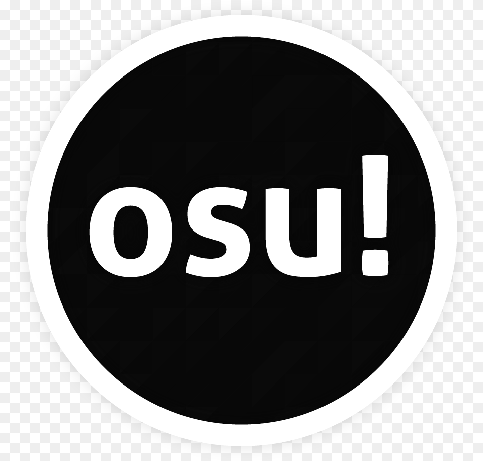 Osu Logo Black And White Free Png