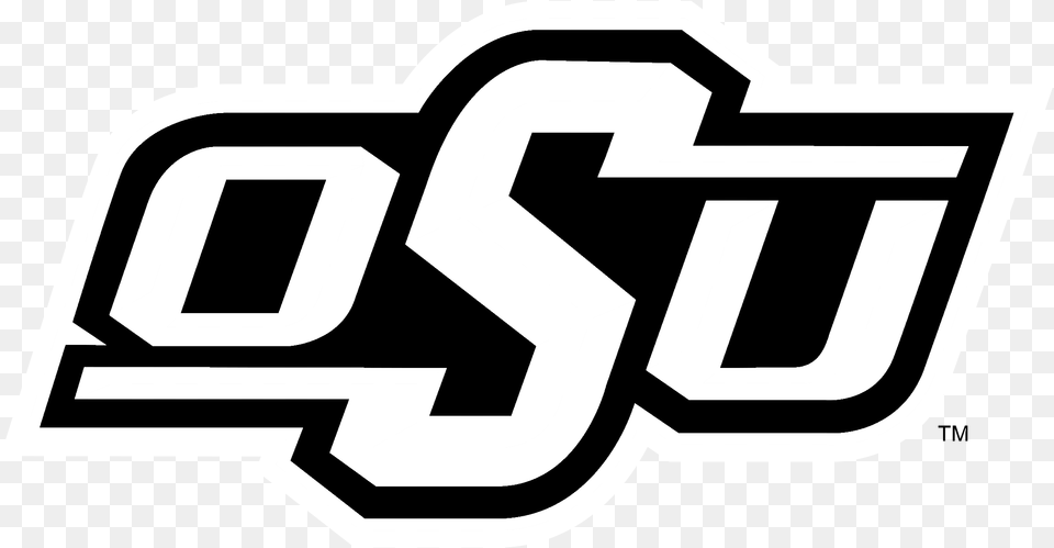 Osu Logo Black And White Oklahoma State Cowboys Iphone, Symbol, Text, Number, Gas Pump Png