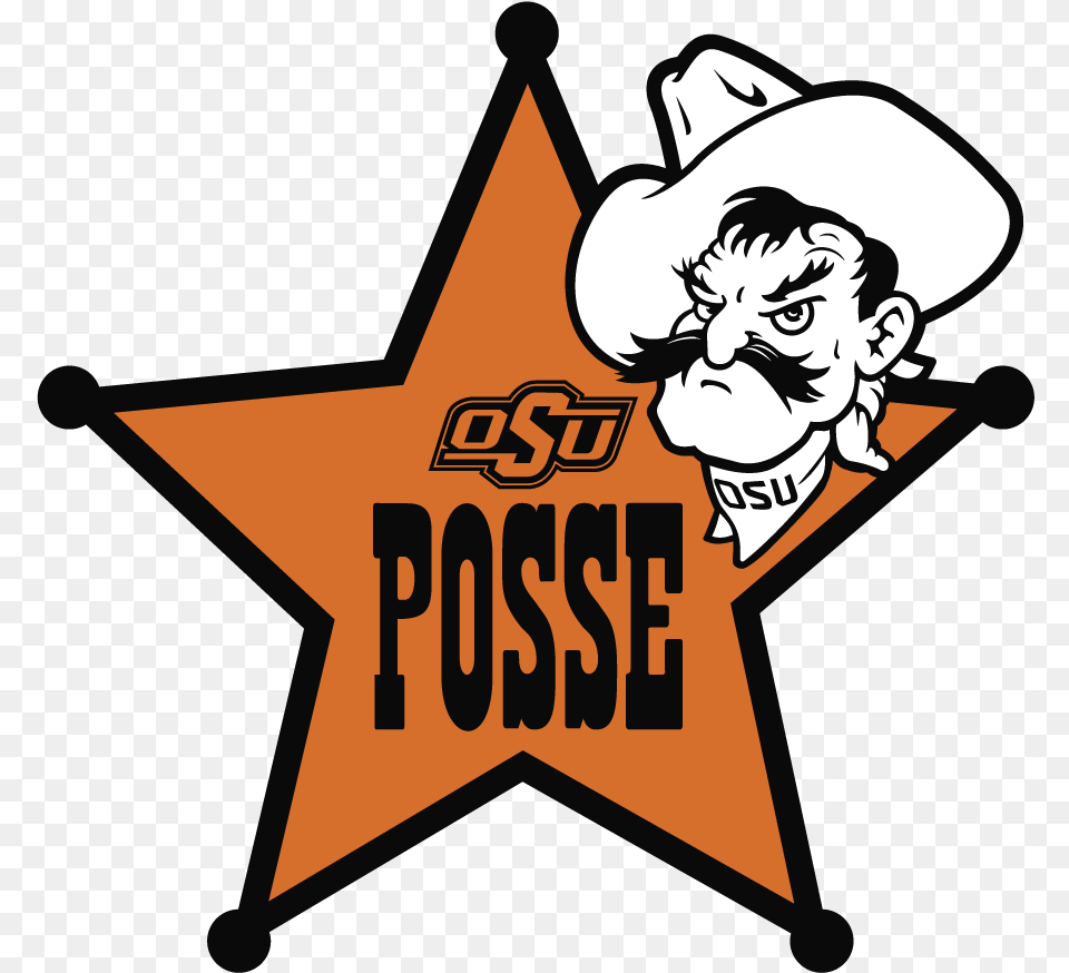 Osu Posse Oklahoma State University Posse Clipart Full Star Icon Vector, Logo, Symbol, Baby, Person Free Png Download