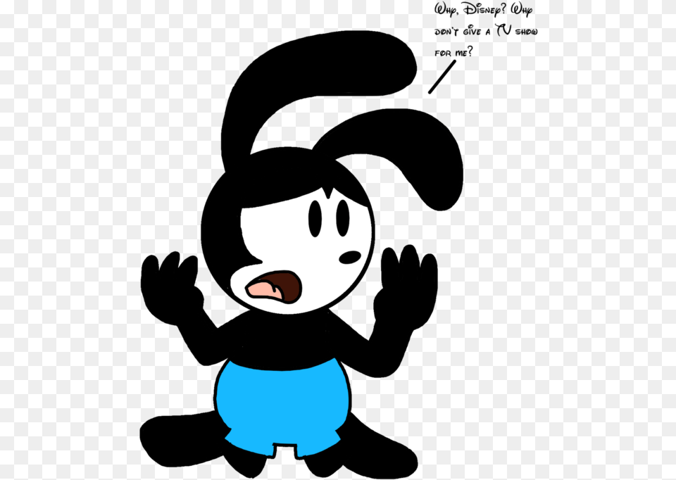 Oswald For Not Having A Tv Series Cartoon, Stencil, Face, Head, Person Png